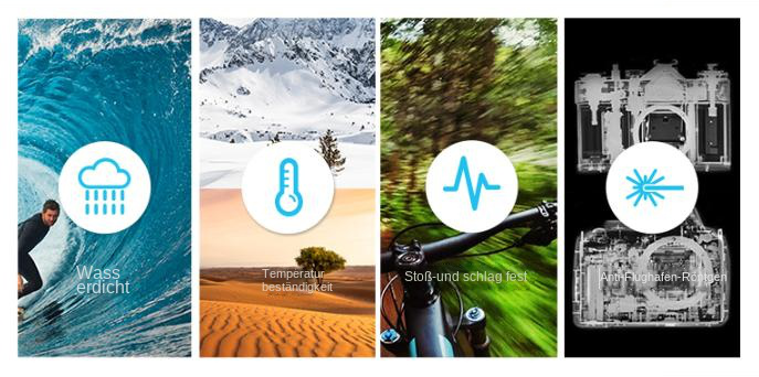 Wasserdicht, beständig gegen hohe und niedrige Temperaturen