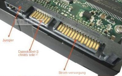 Festplatte mit SATA-Schnittstelle