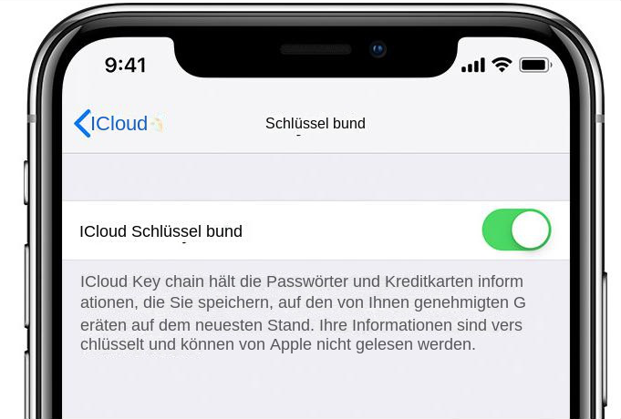 Gesichtserkennung und Touch ID