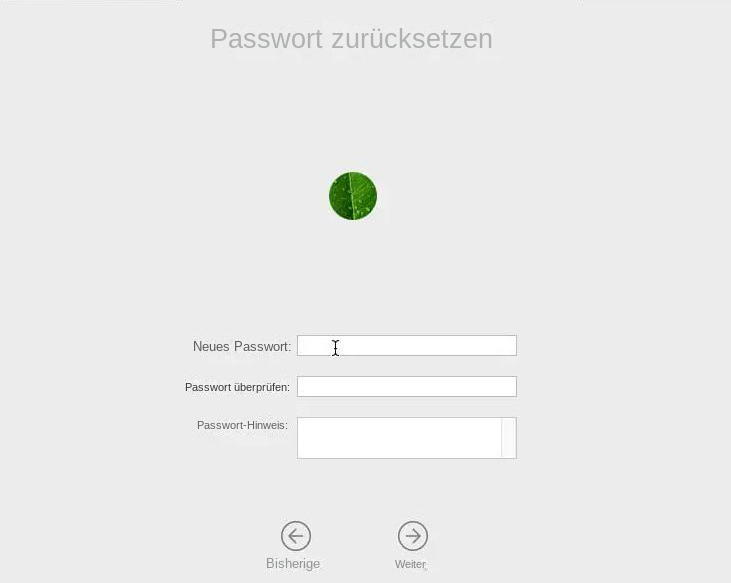 MacOS Passwort zurücksetzen