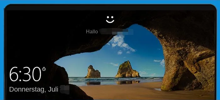 Windows Hello-Anmeldung
