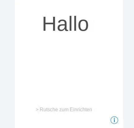 iPhone-Hallo-Bildschirm