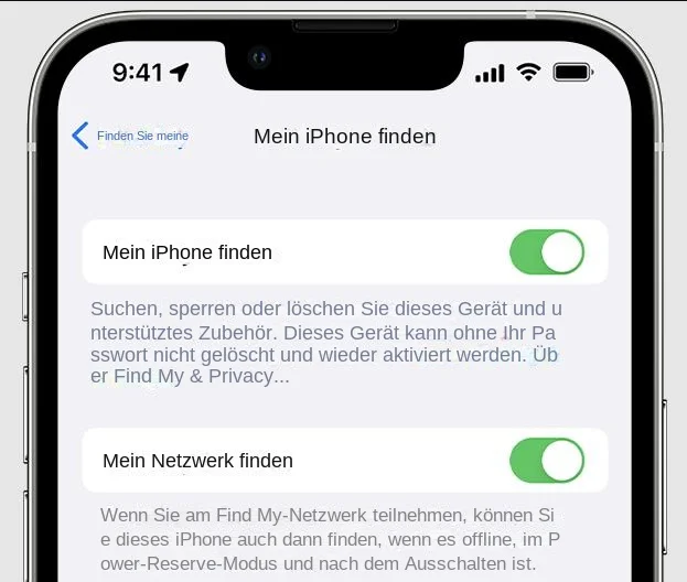 Mein iPhone finden