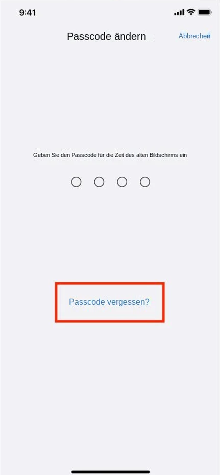 So setzen Sie das iPhone ohne Bildschirmzeit Passcode auf die Werkseinstellungen zurück