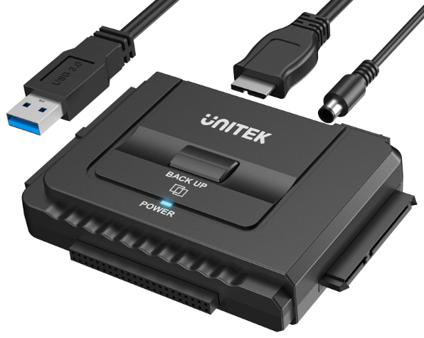 USB-Festplatte oder SSD-Adapter