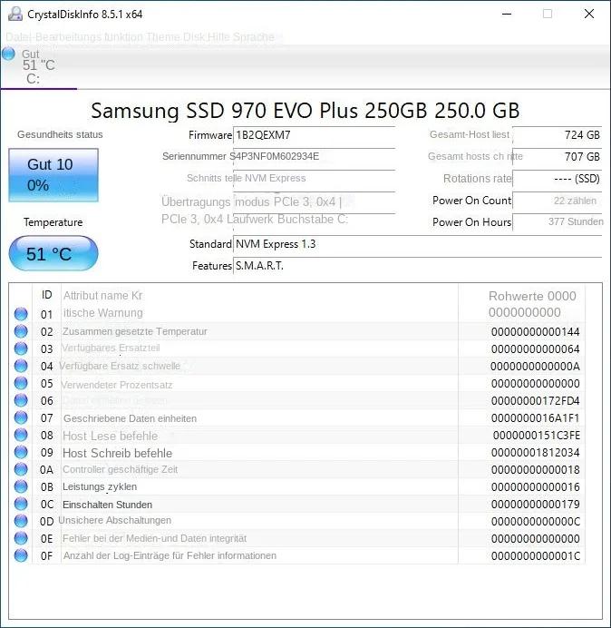 Überprüfen Sie den Zustand Ihrer SSD