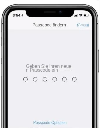 einen Passcode auf dem iPhone erstellen