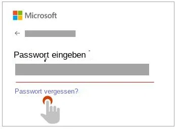 Microsoft-Konto-Kennwort zurücksetzen