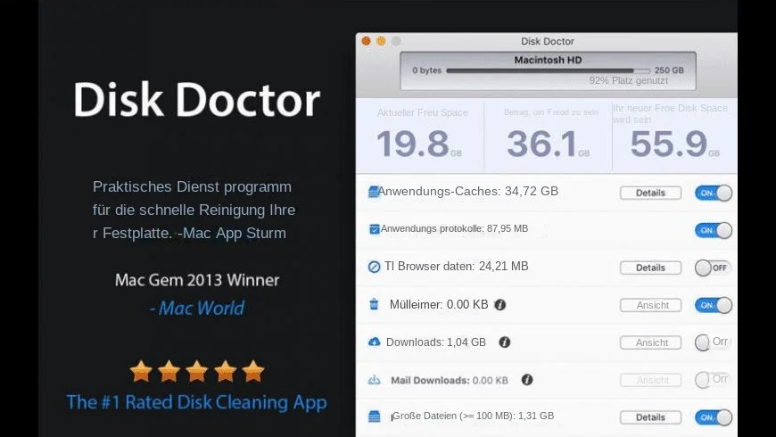 Disk Doctor für MacOS