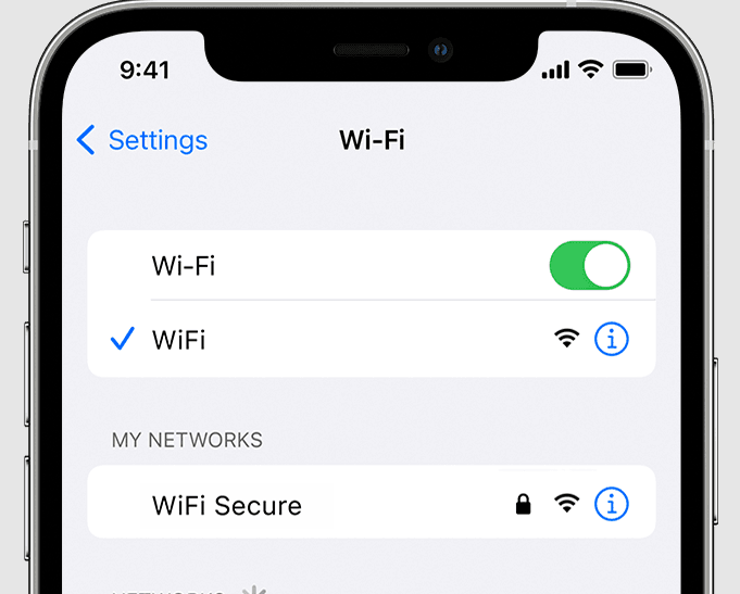 iPhone mit Wifi verbinden