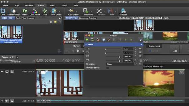 VideoPad-Videoeditor