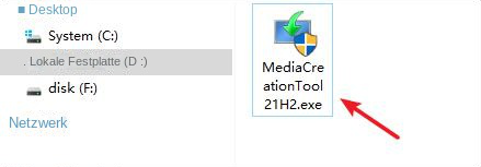 Laden Sie das Medienerstellungstool herunter
