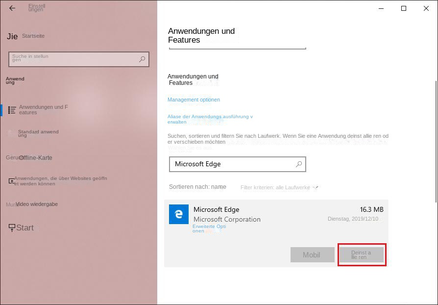 Microsoft edge deinst allieren ohne daten verlust so geht s rene