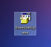 Installieren Sie das Programm dxwebsetup.exe
