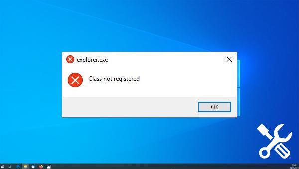 Explorer-Exe-Klasse nicht registriert