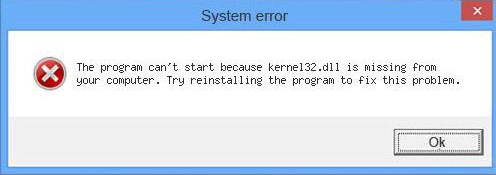 kernel32.dll fehlt auf Ihrem Computer