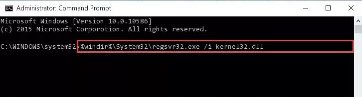 Registrieren Sie die Kernel32-DLL