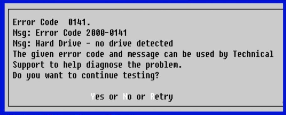 Fehlercode 2000-0141