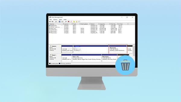 OEM-Partition löschen