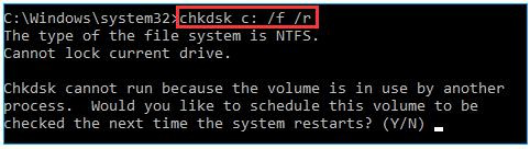 chkdsk-Befehl