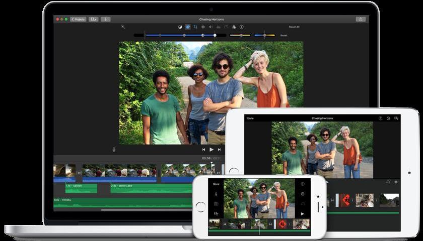 iMovie-Videobearbeitungssoftware