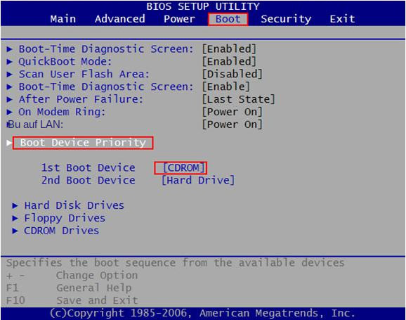 NEC PC amerikanisches BIOS