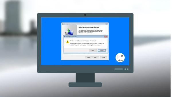 Windows kann auf diesem Computer kein Systemabbild finden