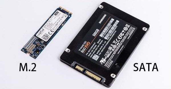 SSDs mit unterschiedlichen Schnittstellen