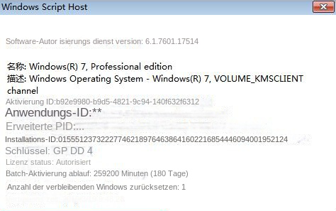 Aktivieren Sie Windows 7