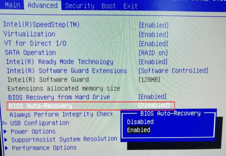 Das BIOS des Dell-Computers wurde auf die Werkseinstellungen zurückgesetzt