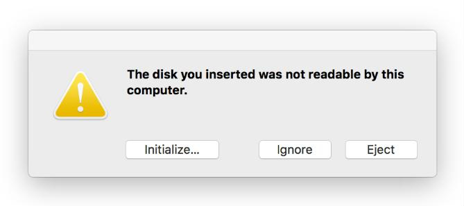 Externe Festplatte wird auf dem Mac nicht angezeigt