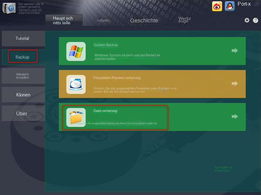 Rene.E Laboratory-Dateisicherung