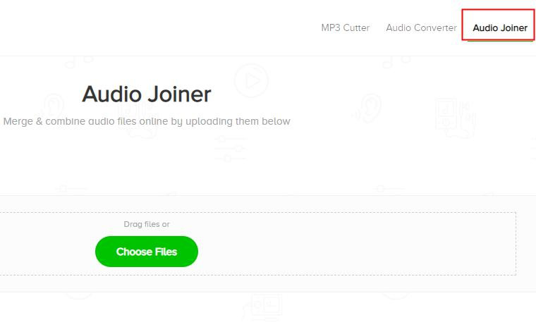 Wählen Sie die Audio-Joiner-Option