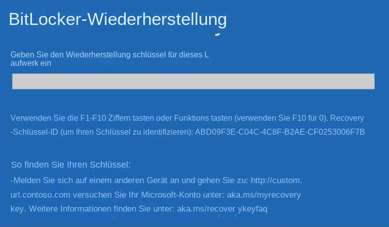 BitLocker-Wiederherstellung