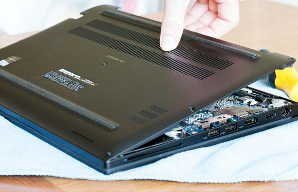 SSD in Laptop einbauen