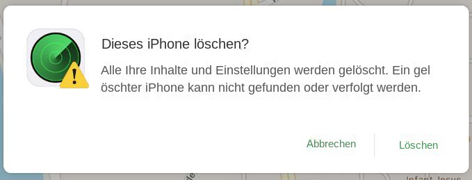 iPhone löschen