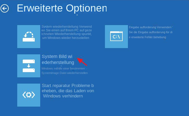 Systemabbild wiederherstellen