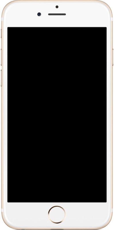 Schwarzer Bildschirm beim iPhone