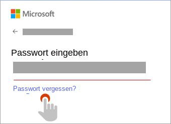 Wie setzt man das Kennwort für ein Microsoft-Konto online zurück?