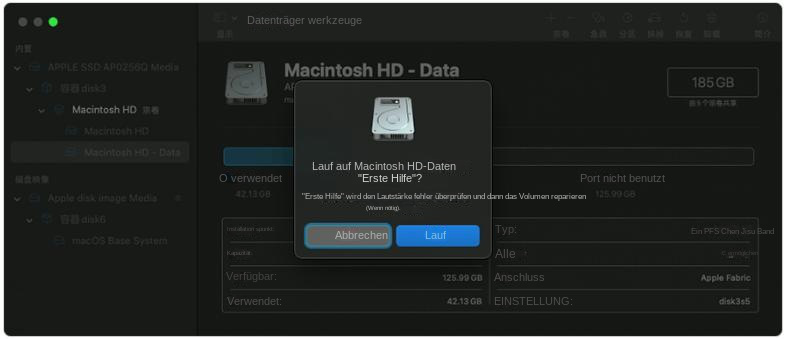 SD-Karten-Fehler mit den integrierten MacOS-Tools beheben
