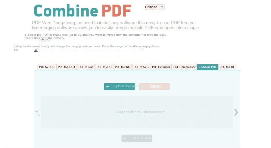 Online‑Tool zum PDF‑Verbinden