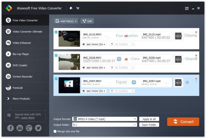 Aiseesoft Free Video Konverter