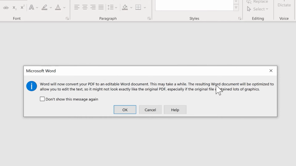 PDF in Word umwandeln