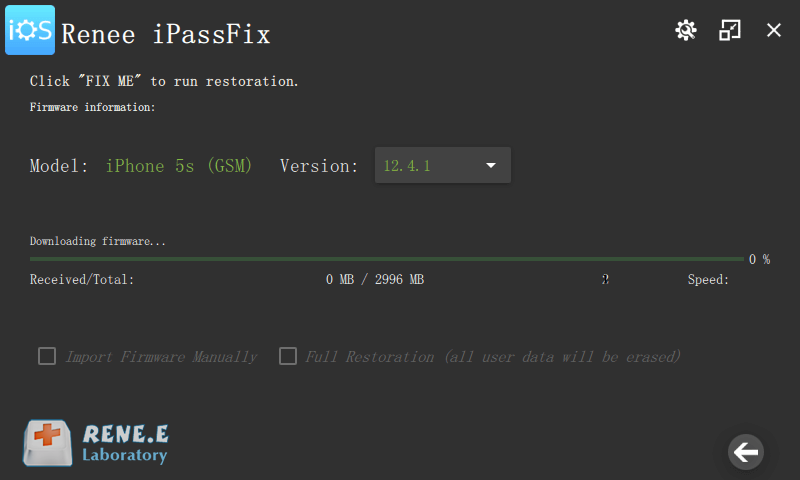 auto lock iphone download ios firmware von renee ipassfix