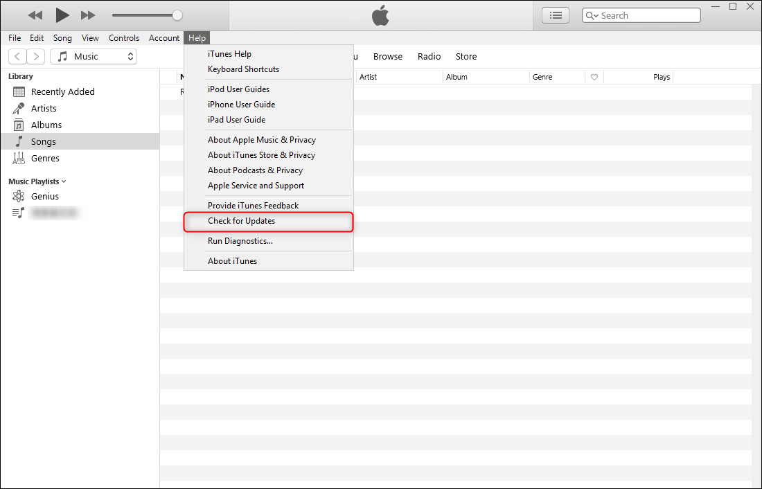 prüfen, ob itunes aktualisiert werden sollte