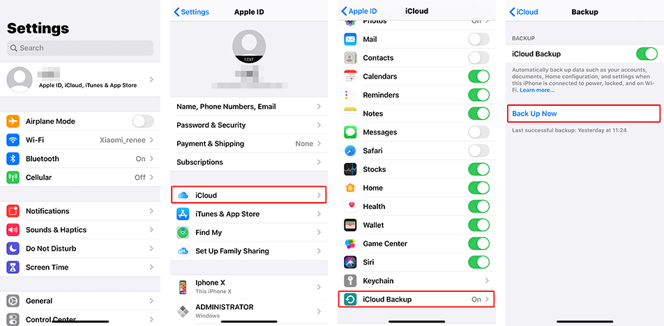 itunes-Backup-Passwort vergessen iphone vor der Aktualisierung auf ios 13 sichern