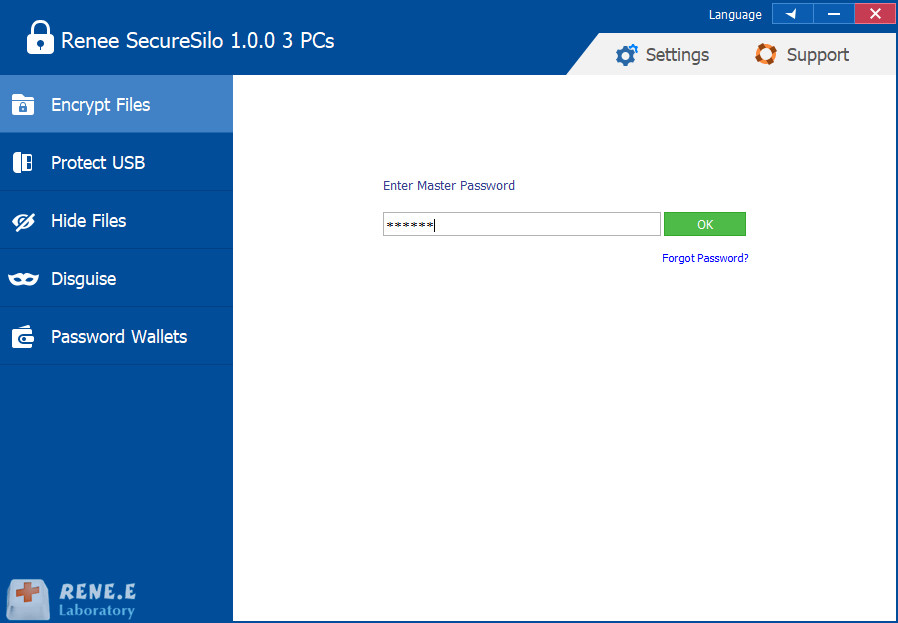 passwort verwalten android geben sie das passwort ein, um renee secure silo zu öffnen passwort verwalten windows 10