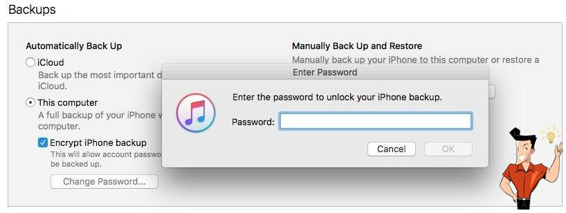 iphone backup passwort vergessen