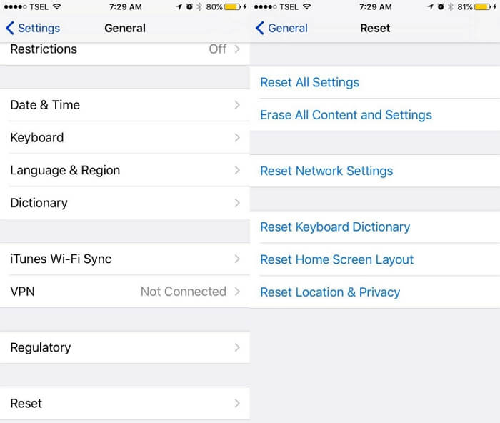 itunes erkennt iphone nicht zurücksetzen iphone von allen Einstellungen