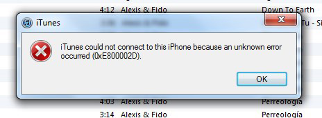 itunes Fehler 0xe800002d Lösung